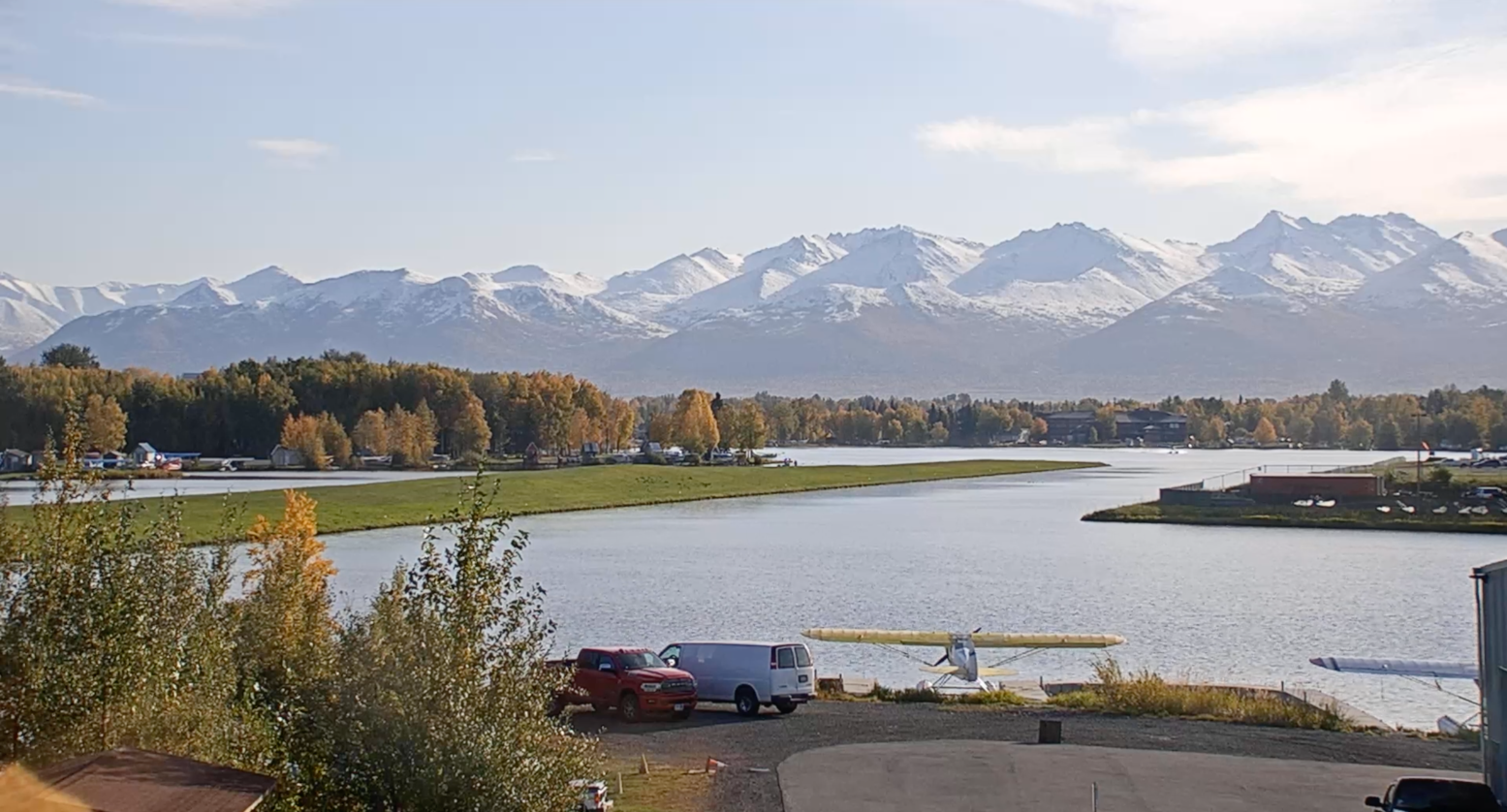 Anchorage: Base des hydravions sur le lac Hood.