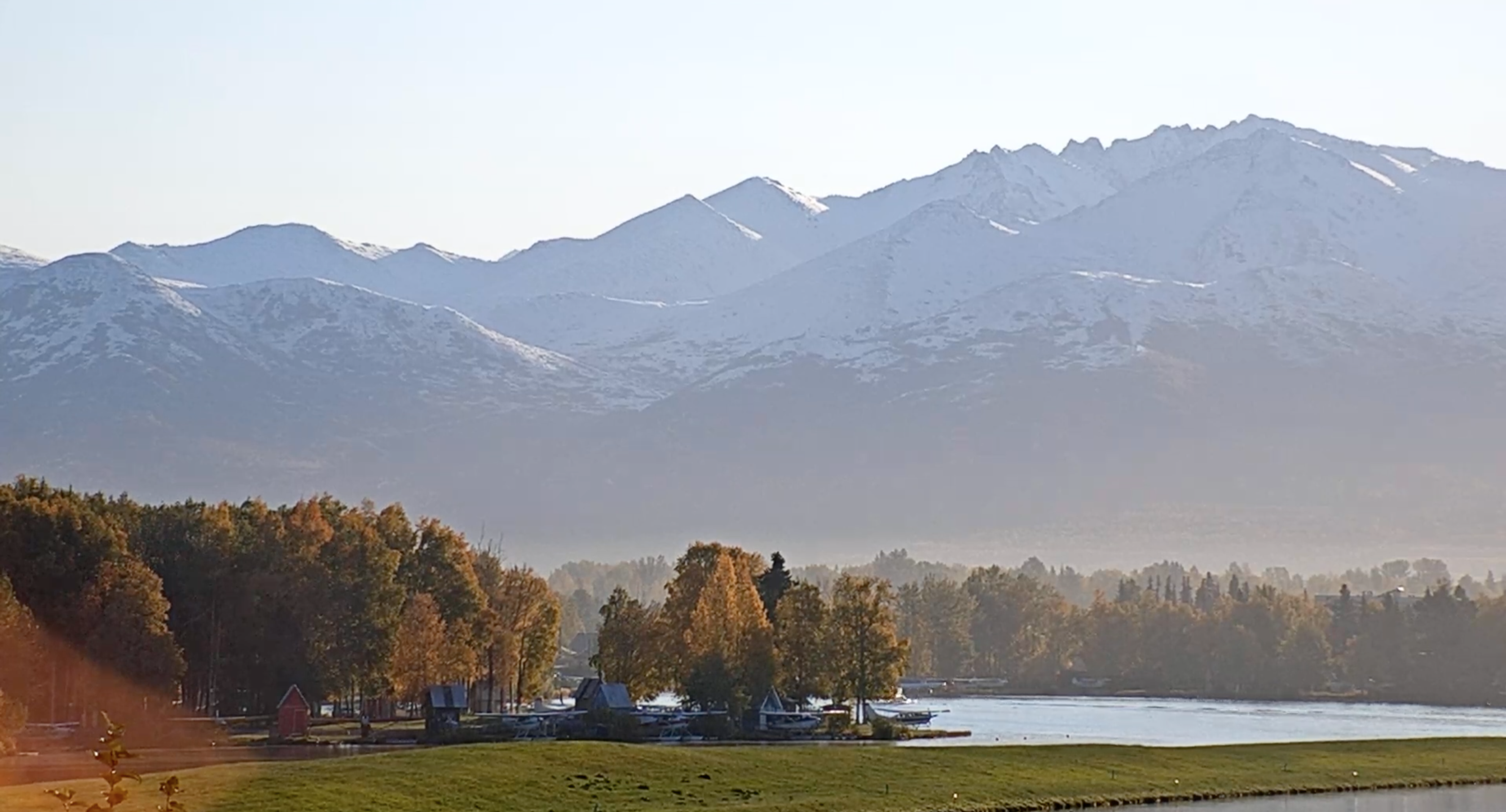 Anchorage: Zoom sur la montagne.