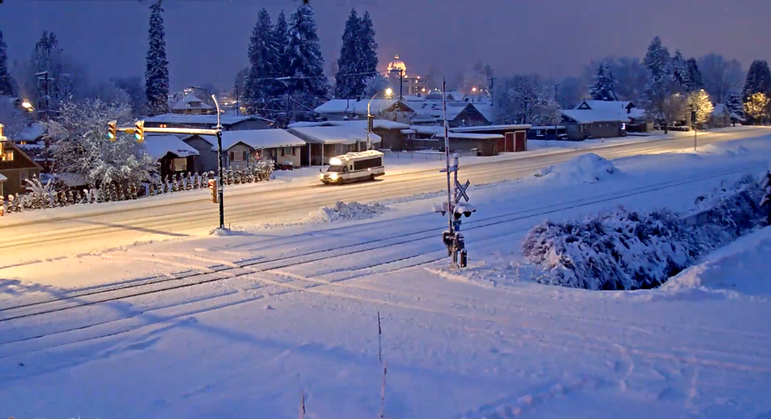 Revelstoke: Enneigement de début d'hiver.